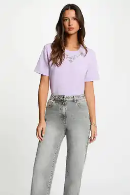 Wehkamp Morgan T-shirt lila aanbieding