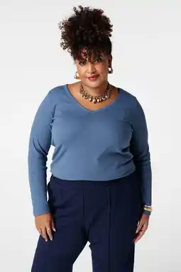 Wehkamp MS Mode top blauw aanbieding