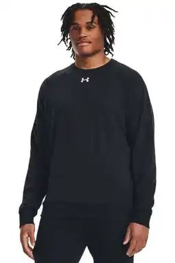 Wehkamp Under Armour fleece sportsweater Rival zwart aanbieding