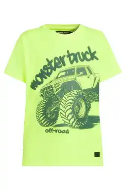 Wehkamp Orange Stars T-shirt geel aanbieding