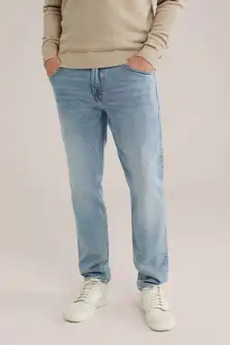 Wehkamp WE Fashion Blue Ridge slim fit jeans blauw aanbieding