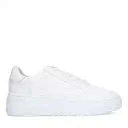 Wehkamp Manfield leren sneakers wit aanbieding