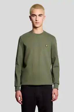 Wehkamp Lyle & Scott sweater olijfgroen aanbieding