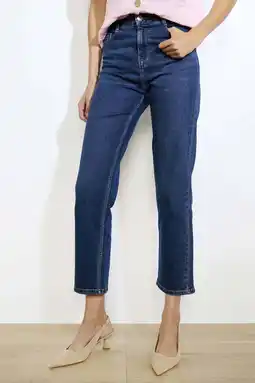 Wehkamp LOLALIZA slim fit jeans dark blue denim aanbieding