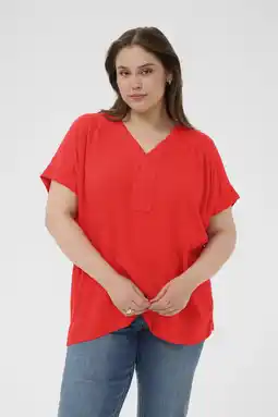 Wehkamp Kaffe Curve top rood aanbieding