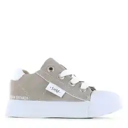 Wehkamp Shoesme leren sneakers beige aanbieding