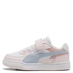 Wehkamp Puma Caven III Block mesh sneakers lichtroze/lichtblauw/wit aanbieding