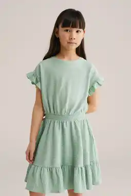 Wehkamp WE Fashion A-lijn jurk groen aanbieding