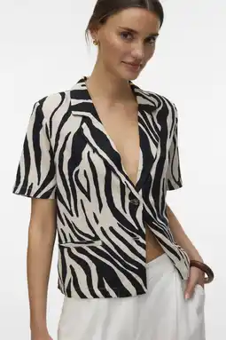 Wehkamp VERO MODA regular blazer zwart aanbieding