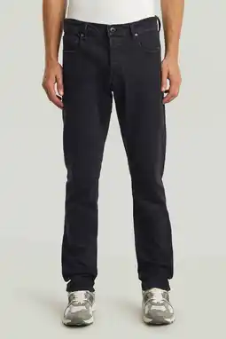 Wehkamp G-STAR 3301 tapered jeans zwart aanbieding