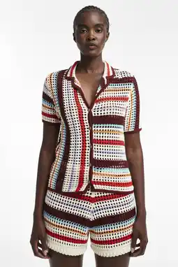 Wehkamp TOPSHOP gestreepte top multi gebreid aanbieding