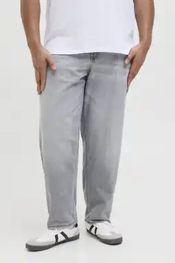 Wehkamp JACK & JONES PLUS SIZE JJICHRIS JJORIGNIAL regular loose fit jeans grey denim aanbieding