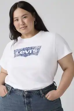 Wehkamp Levi's Plus T-shirt ecru aanbieding