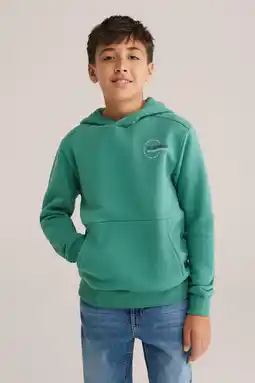 Wehkamp WE Fashion Blue Ridge hoodie donkergroen aanbieding