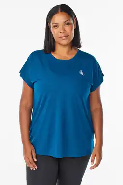 Wehkamp ACTIVE By Zizzi Plus Size sport T-shirt donkerblauw aanbieding