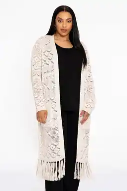 Wehkamp YOEK lang vest ecru aanbieding