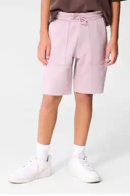 Wehkamp Shoeby sweatshort - lila aanbieding