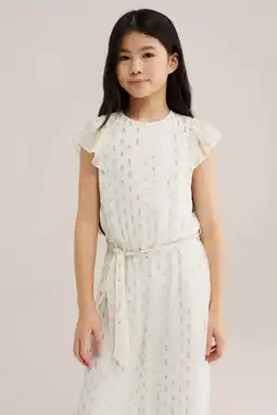 Wehkamp WE Fashion Straight jumpsuit wit aanbieding