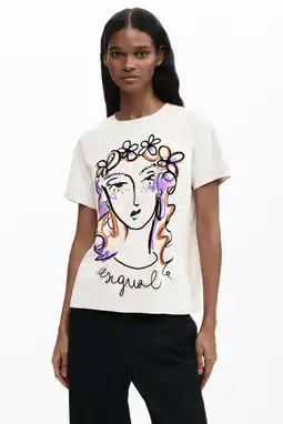 Wehkamp Desigual T-shirt wit aanbieding