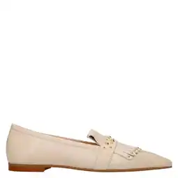Wehkamp Manfield leren loafers ecru aanbieding