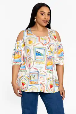 Wehkamp YOEK off shoulder top beige aanbieding