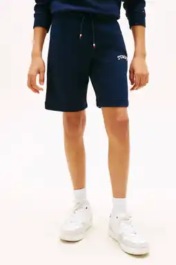 Wehkamp Tommy Hilfiger sweatshort donkerblauw aanbieding