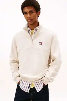 Wehkamp Tommy Jeans sweater ecru aanbieding