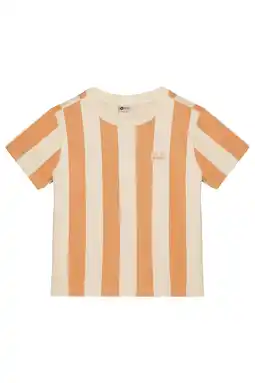 Wehkamp Daily7 gestreepte T-shirt bruin aanbieding
