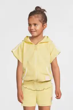 Wehkamp Me & My Monkey vest van badstof geel aanbieding