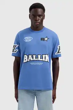 Wehkamp Ballin oversized T-shirt blauw aanbieding