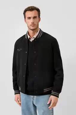 Wehkamp s.Oliver BLACK LABEL baseball jacket zwart aanbieding