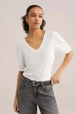 Wehkamp WE Fashion T-shirt wit aanbieding