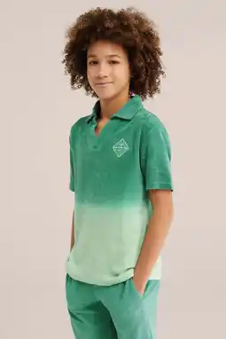 Wehkamp WE Fashion polo groen aanbieding