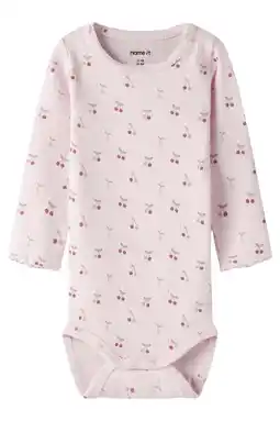 Wehkamp NAME IT BABY romper roze fijn gebreid aanbieding
