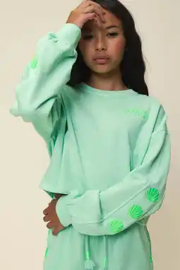 Wehkamp LOOXS 10sixteen sweater limegroen aanbieding