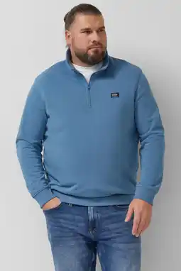Wehkamp s.Oliver Big Size sweater turquoise aanbieding
