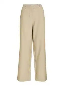 Wehkamp VILA regular highwaist casual broek camel aanbieding