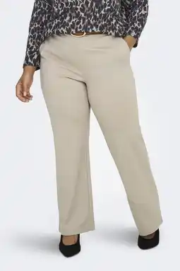 Wehkamp ONLY CARMAKOMA Straight regularwaist casual broek aanbieding