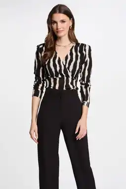 Wehkamp Morgan top zwart aanbieding