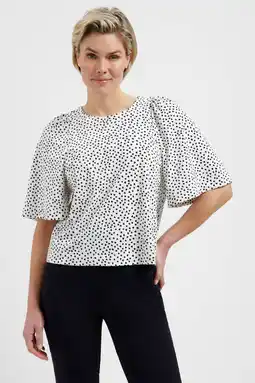 Wehkamp Lady Day top met hartjes aanbieding
