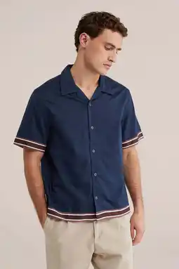 Wehkamp WE Fashion relaxed casual overhemd donkerblauw aanbieding