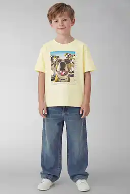 Wehkamp NAME IT KIDS T-shirt lichtgeel aanbieding