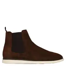 Wehkamp Manfield suède chelsea boots bruin aanbieding