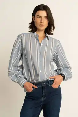 Wehkamp Expresso gestreepte blouse blauw aanbieding