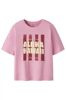 Wehkamp NAME IT KIDS T-shirt roze aanbieding