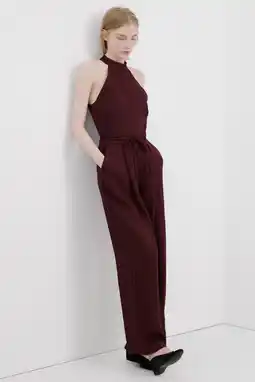 Wehkamp Mango jumpsuit donkerrood aanbieding