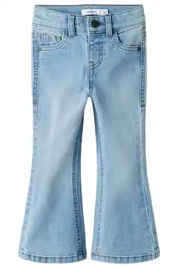 Wehkamp NAME IT MINI bootcut jeans light blue denim aanbieding