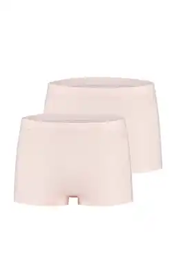 Wehkamp Bamigo short Amy met bamboe (set van 2) lichtroze aanbieding