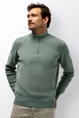 Wehkamp State of Art gebreide trui groen aanbieding