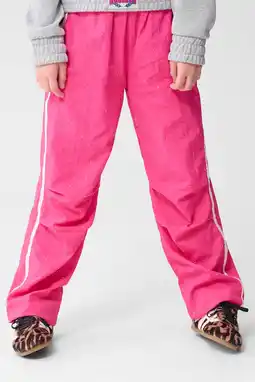 Wehkamp Shoeby casual broek met strass steentjes roze aanbieding